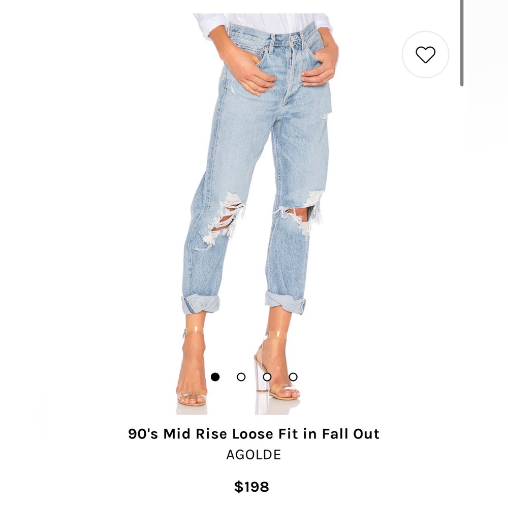 Agolde 90’s Mid Rise Loose Fit Jeans